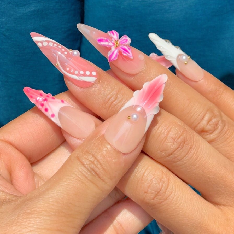 3D Hawaii Flower - Nails kim