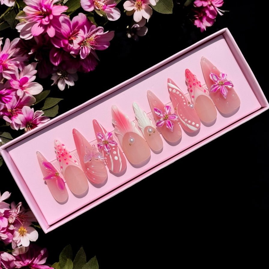 3D Hawaii Flower - Nails kim