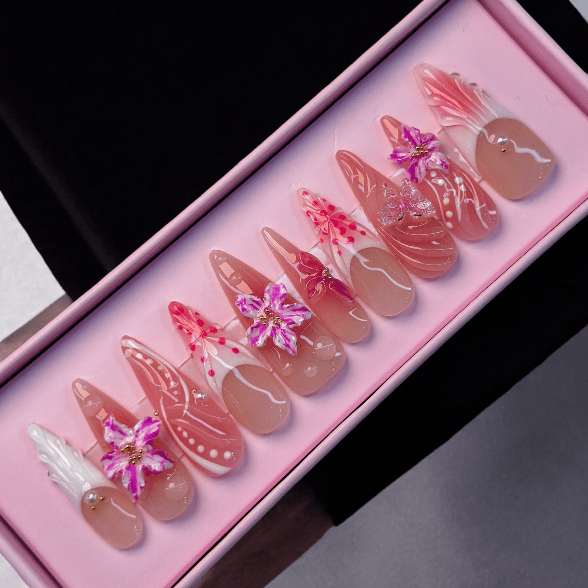 3D Hawaii Flower - Nails kim