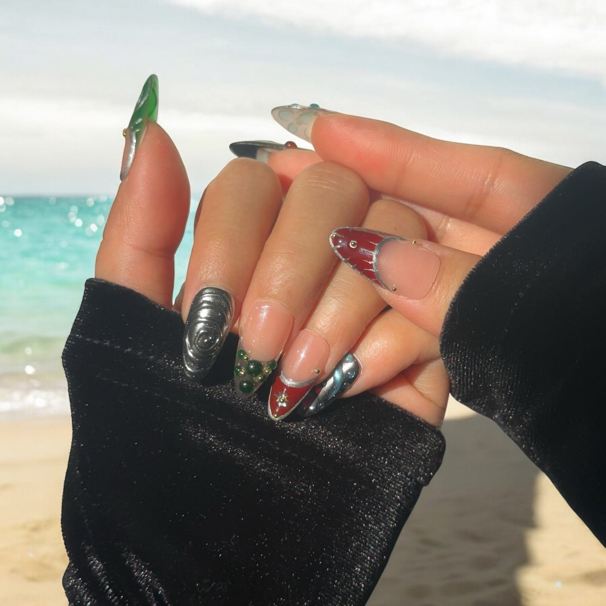 Exotic charm Set - Nails kim