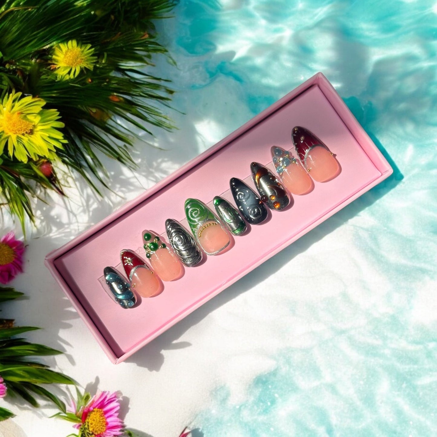 Exotic charm Set - Nails kim