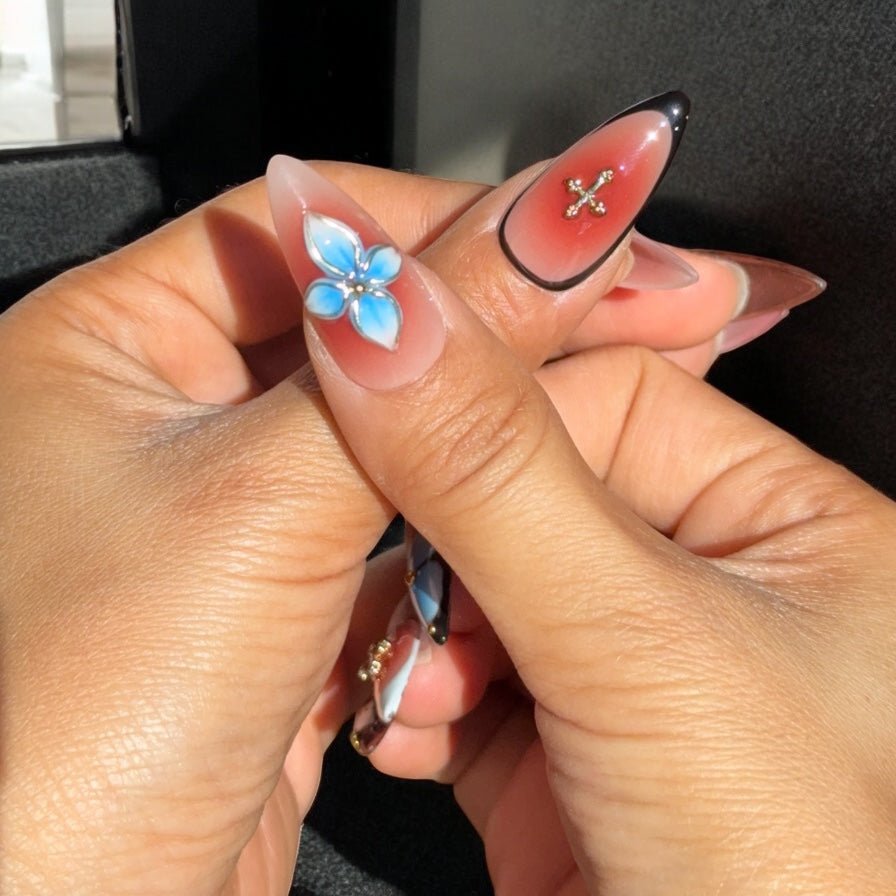 Fall Floral badaie - Nails kim