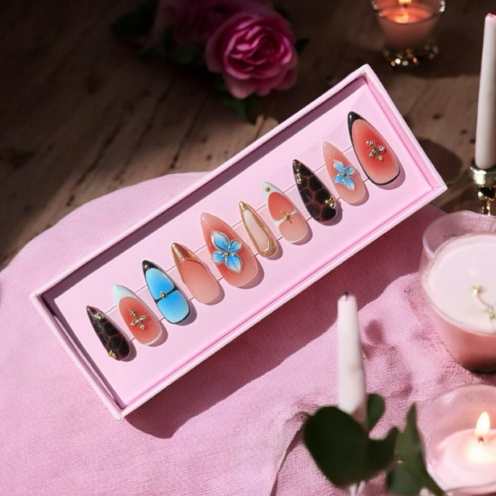 Fall Floral badaie - Nails kim