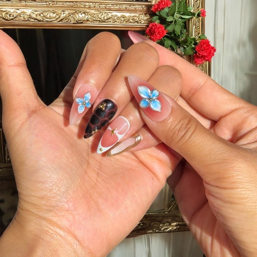 Fall Floral badaie - Nails kim
