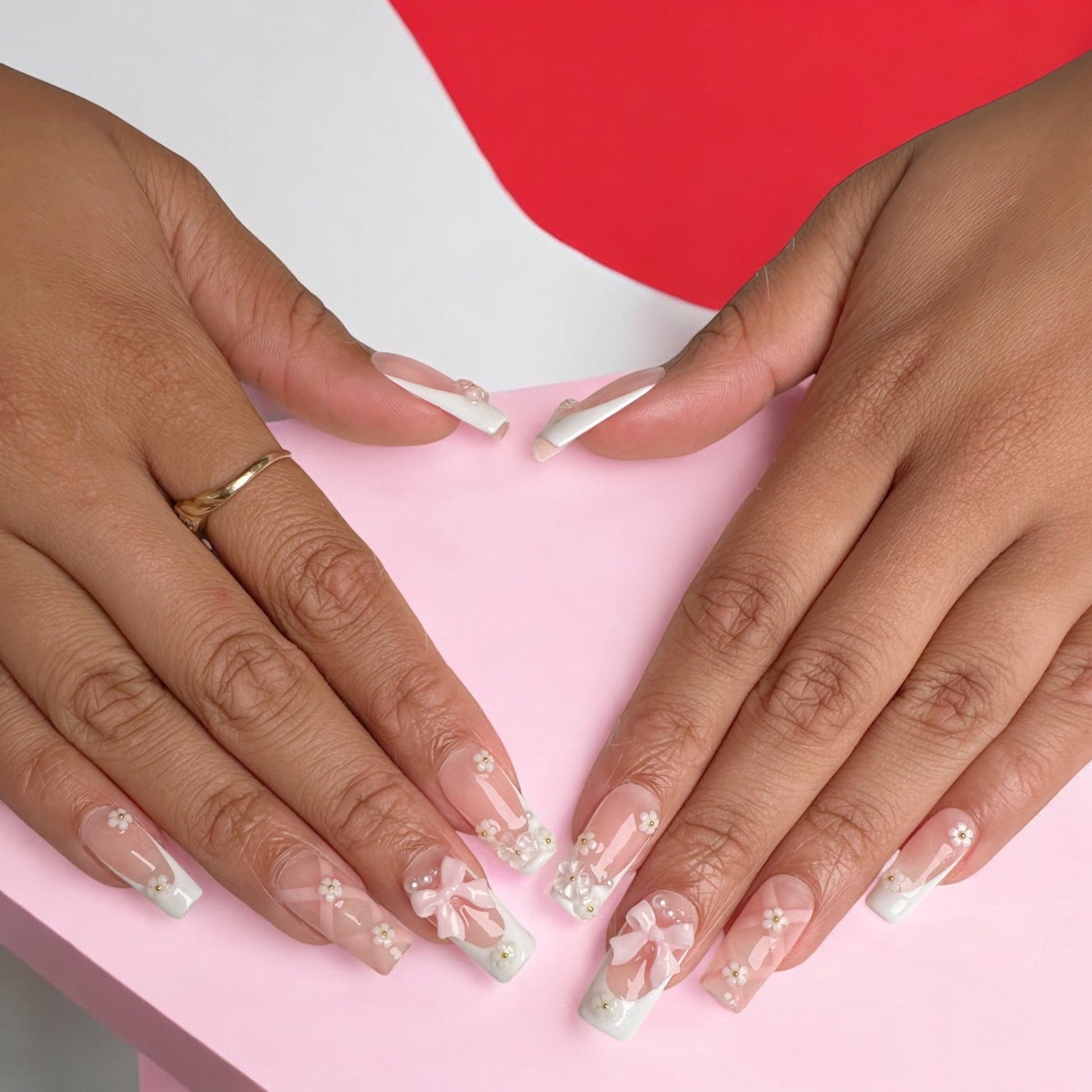 Mini Bow flower set - Nails kim