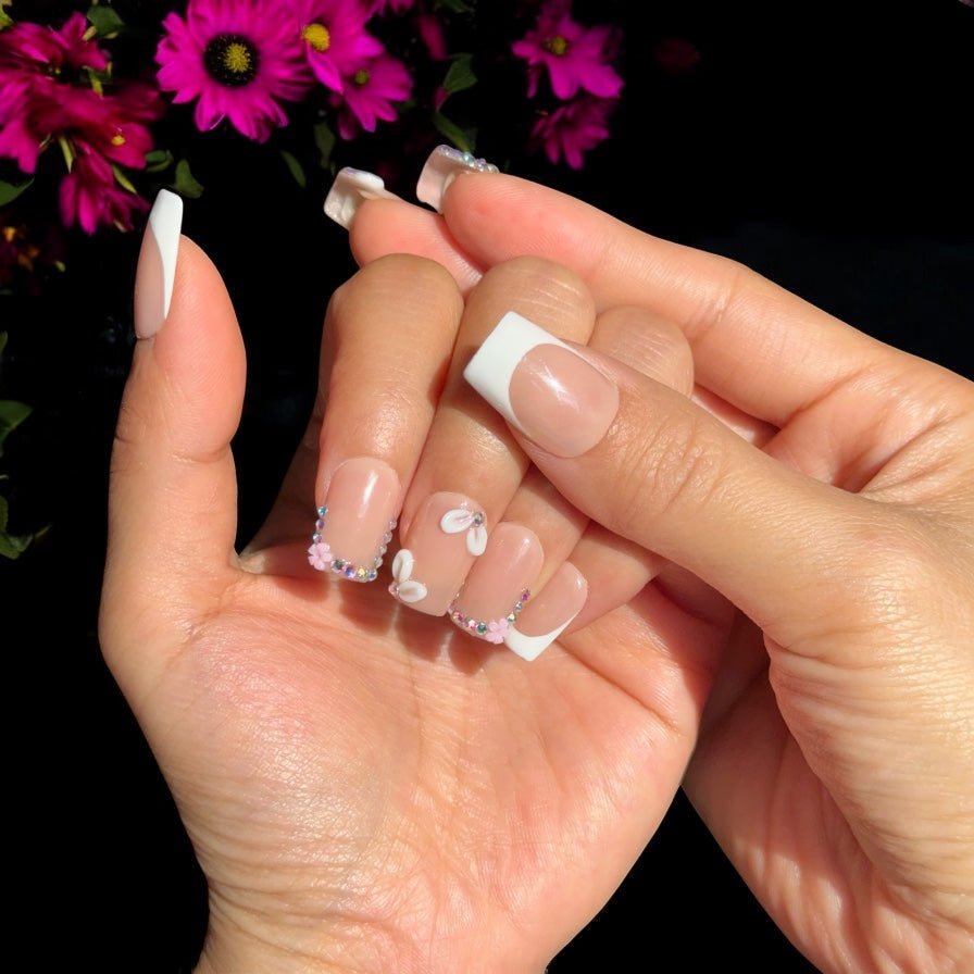 Mini diamond 3D flower - Nails kim
