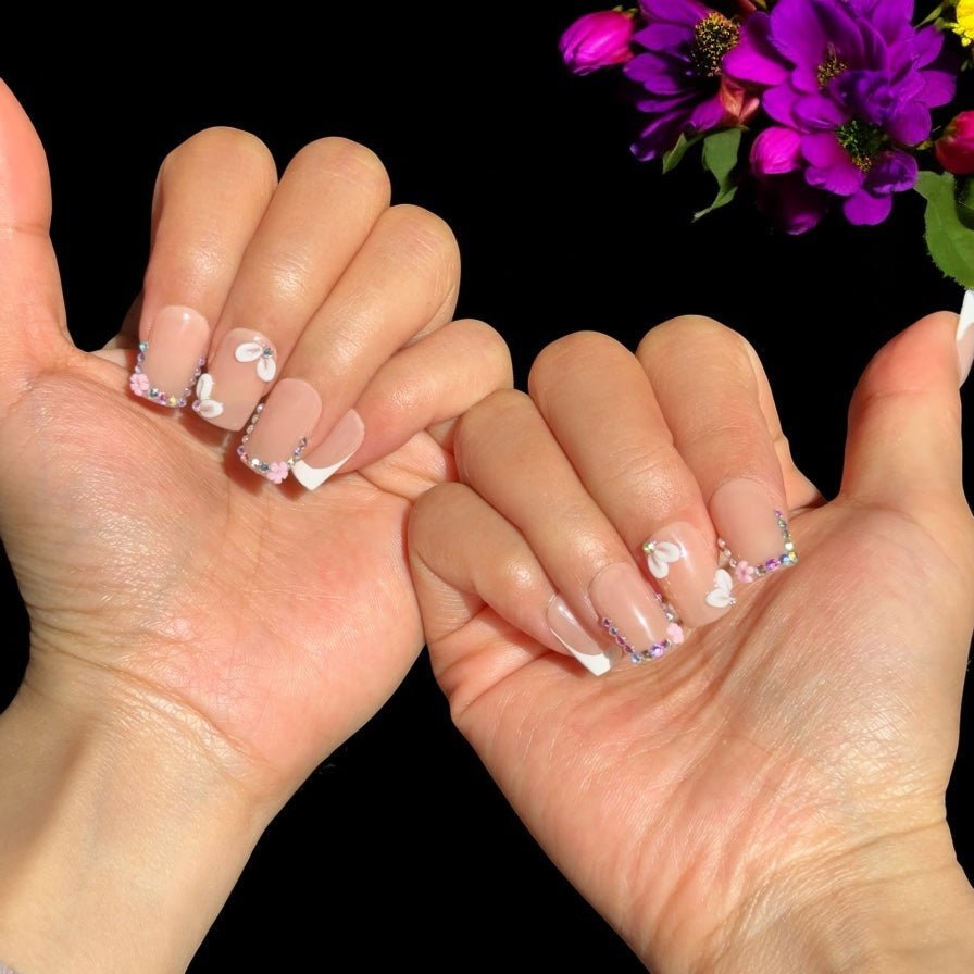 Mini diamond 3D flower - Nails kim