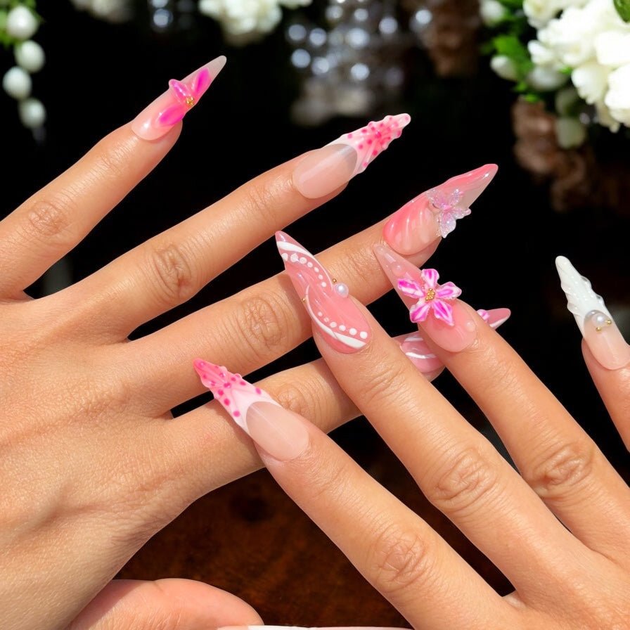 3D Hawaii Flower - Nails kim