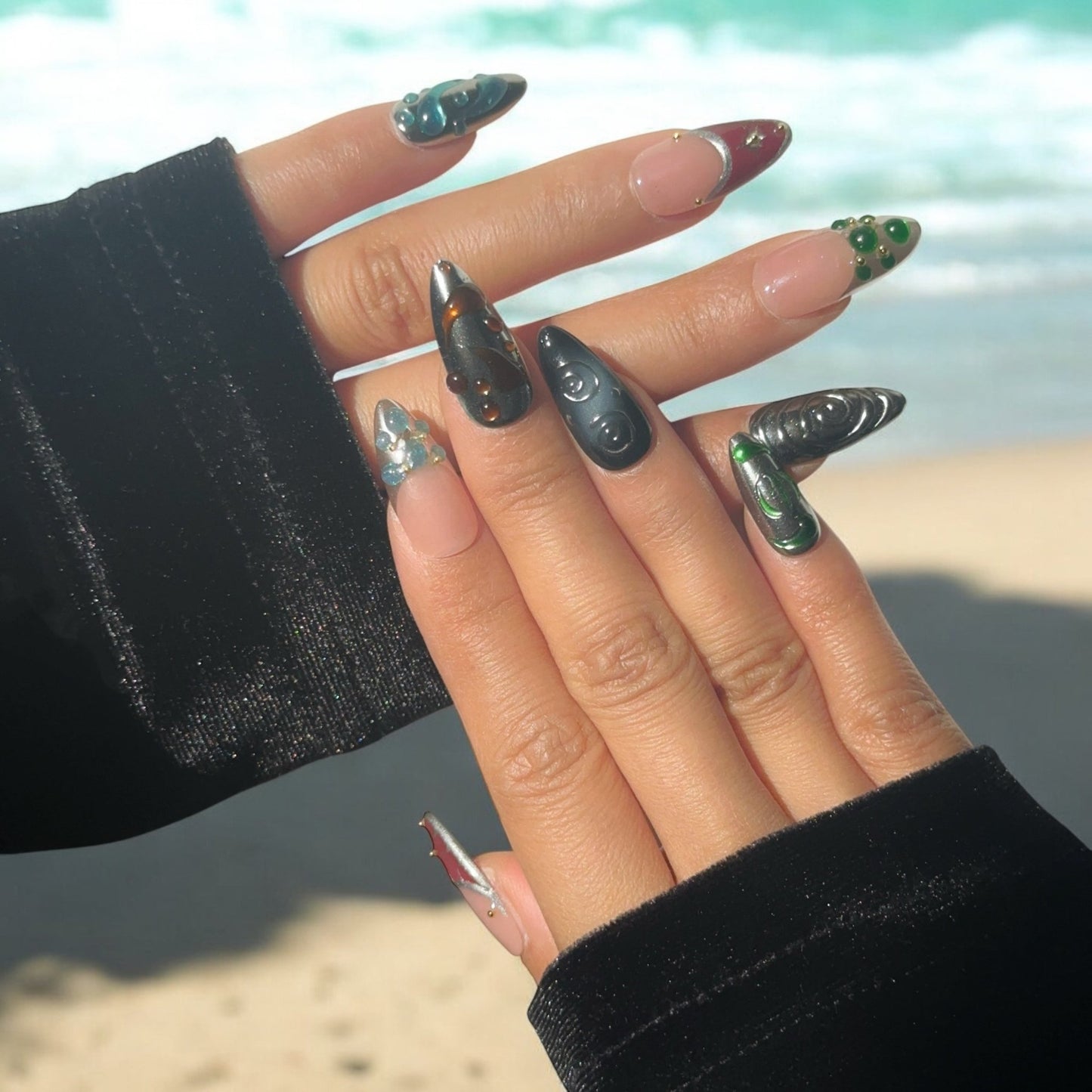 Exotic charm Set - Nails kim