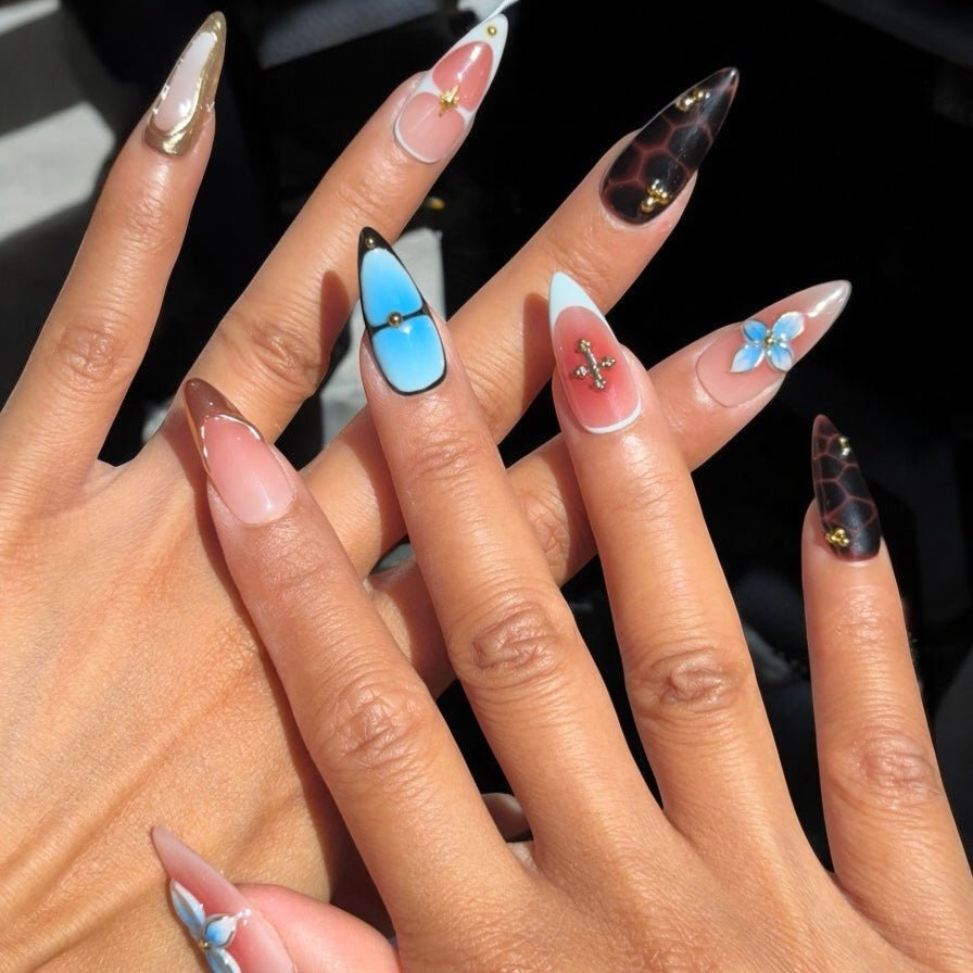 Fall Floral badaie - Nails kim