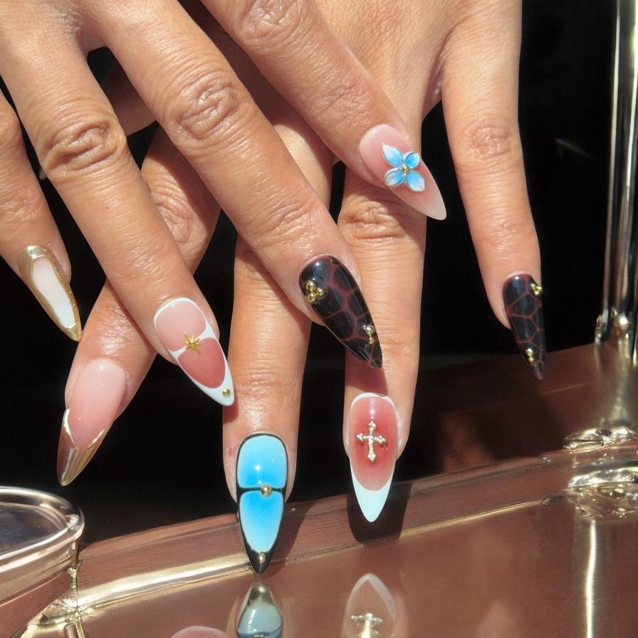 Fall Floral badaie - Nails kim