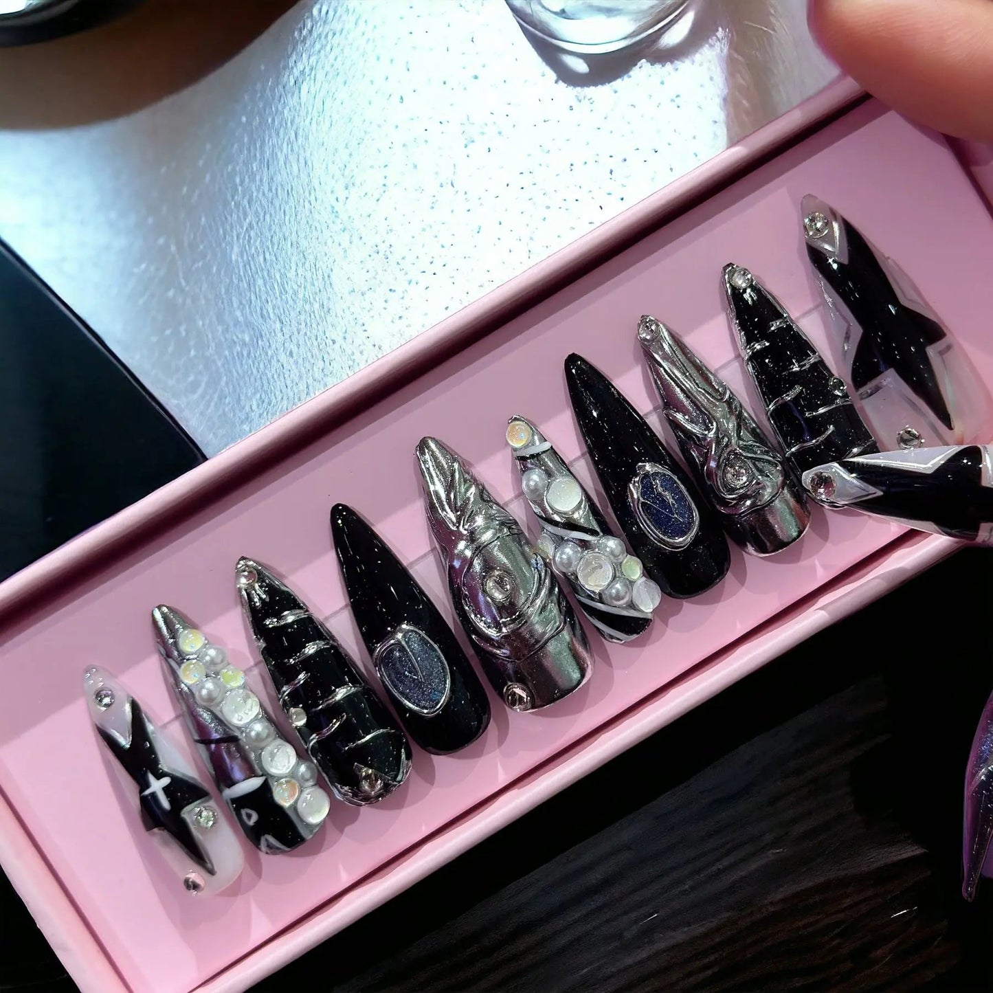 Galaxy Glam - Nails kim