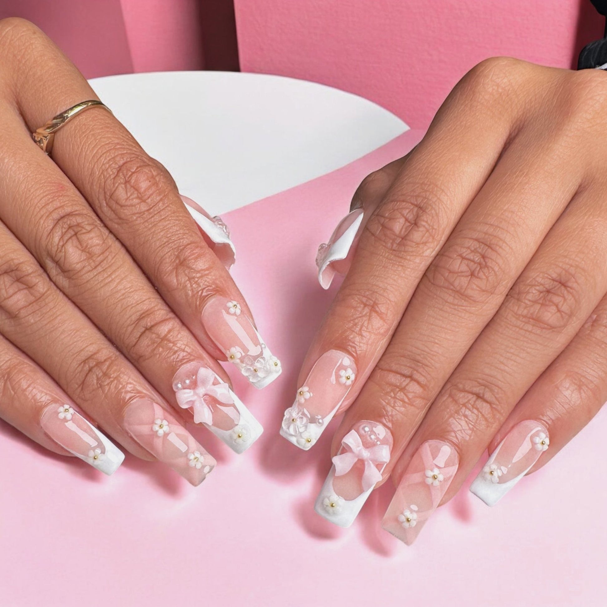 Mini Bow flower set - Nails kim