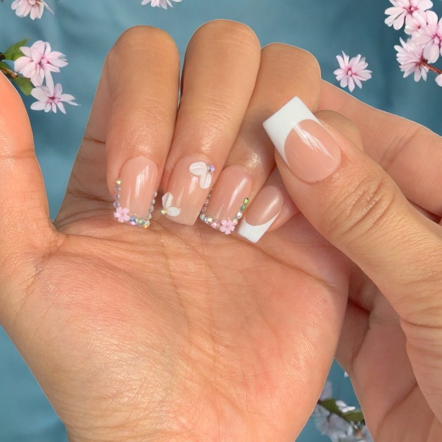 Mini diamond 3D flower - Nails kim