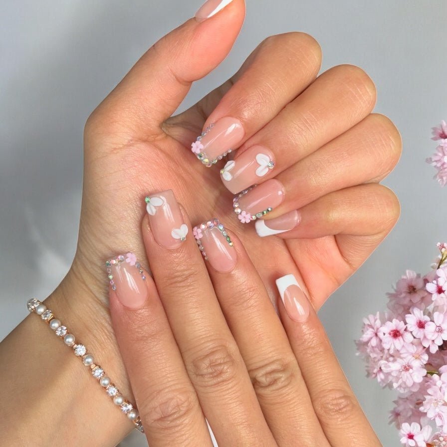 Mini diamond 3D flower - Nails kim